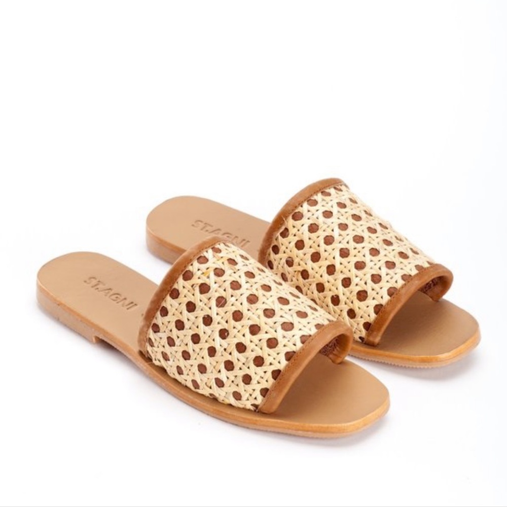 SOLD - St Agni Henni Sandal slide - 38